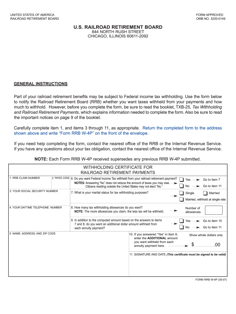 Irs Form W-4p Form