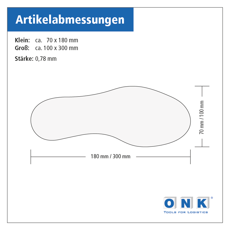 Selbstklebende Fu abdr cke Zur Dauerhaften Bodenmarkierung Von 
