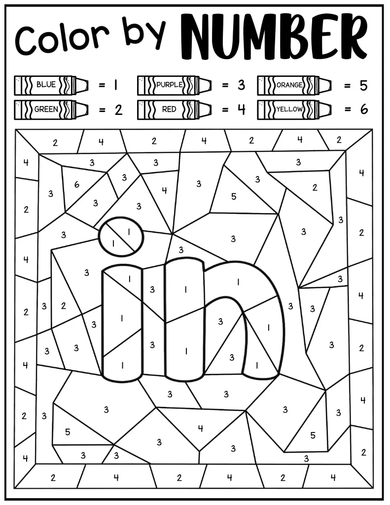 Sight Words Color By Number Free Printable Coloring Pages In The 