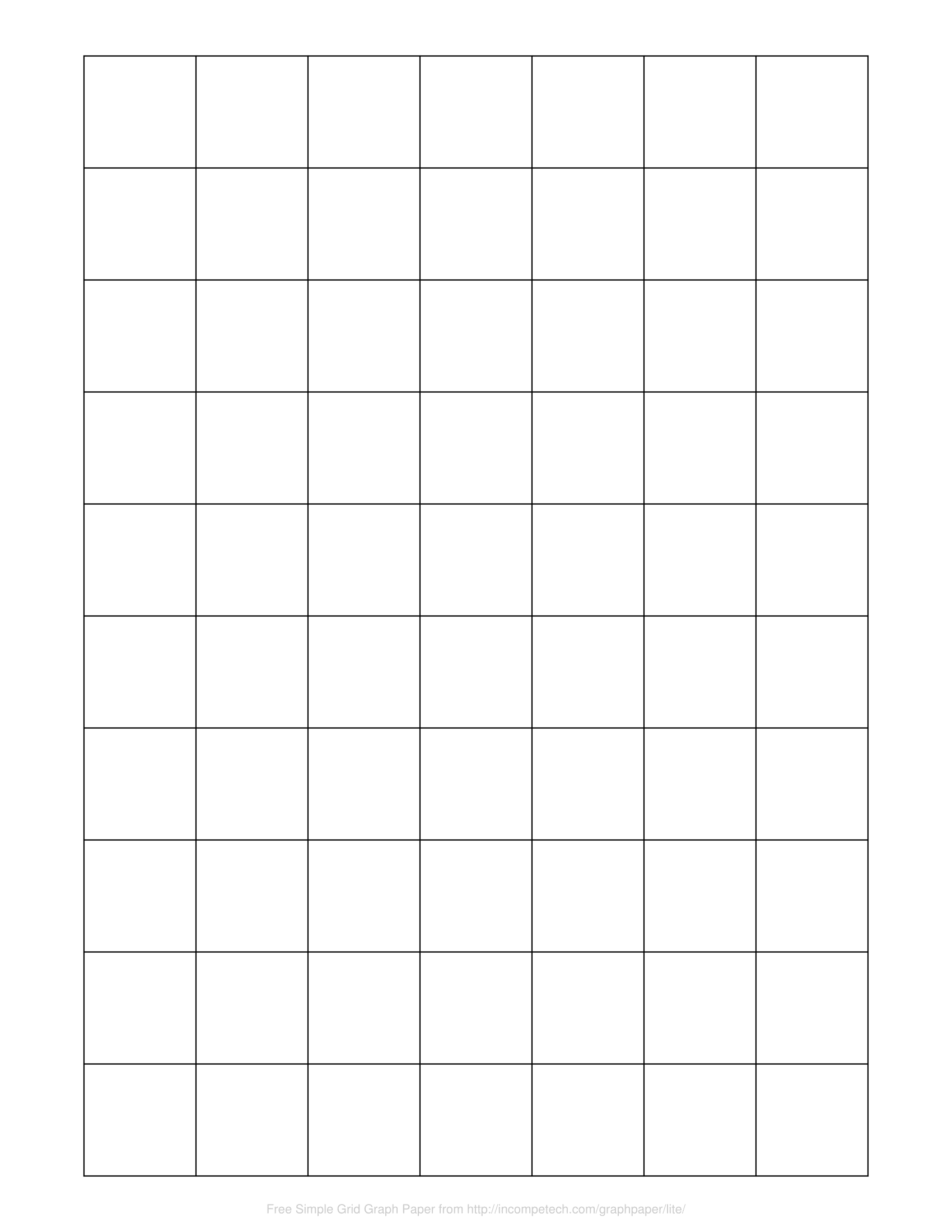 Free Printable Graph Paper 8.5 X 11