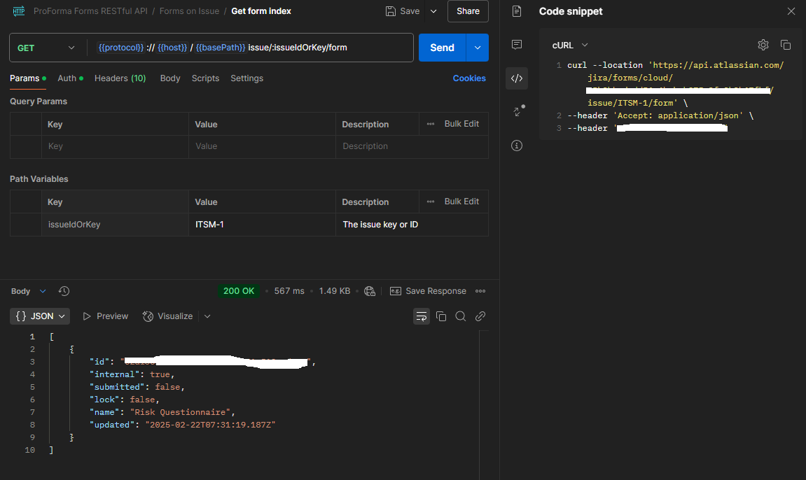 Solved Jira Forms Rest API Keeps Giving 404 Response For 