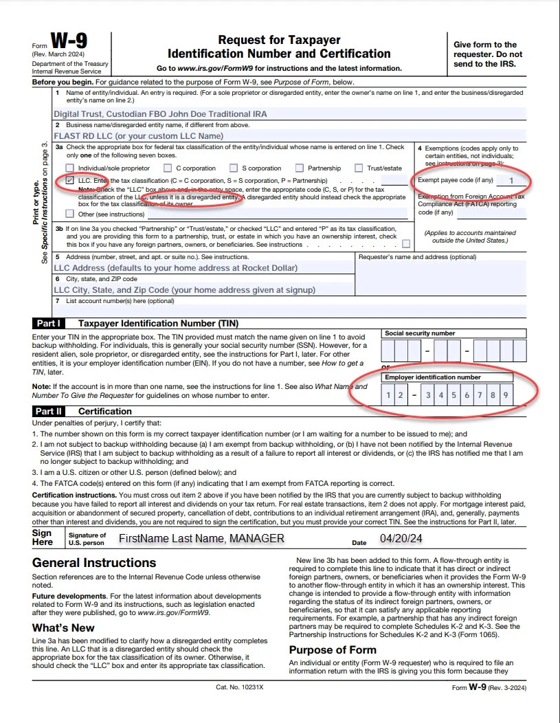 Step by Step Guide To Accurately Filling Out A W 9 For Your LLC 