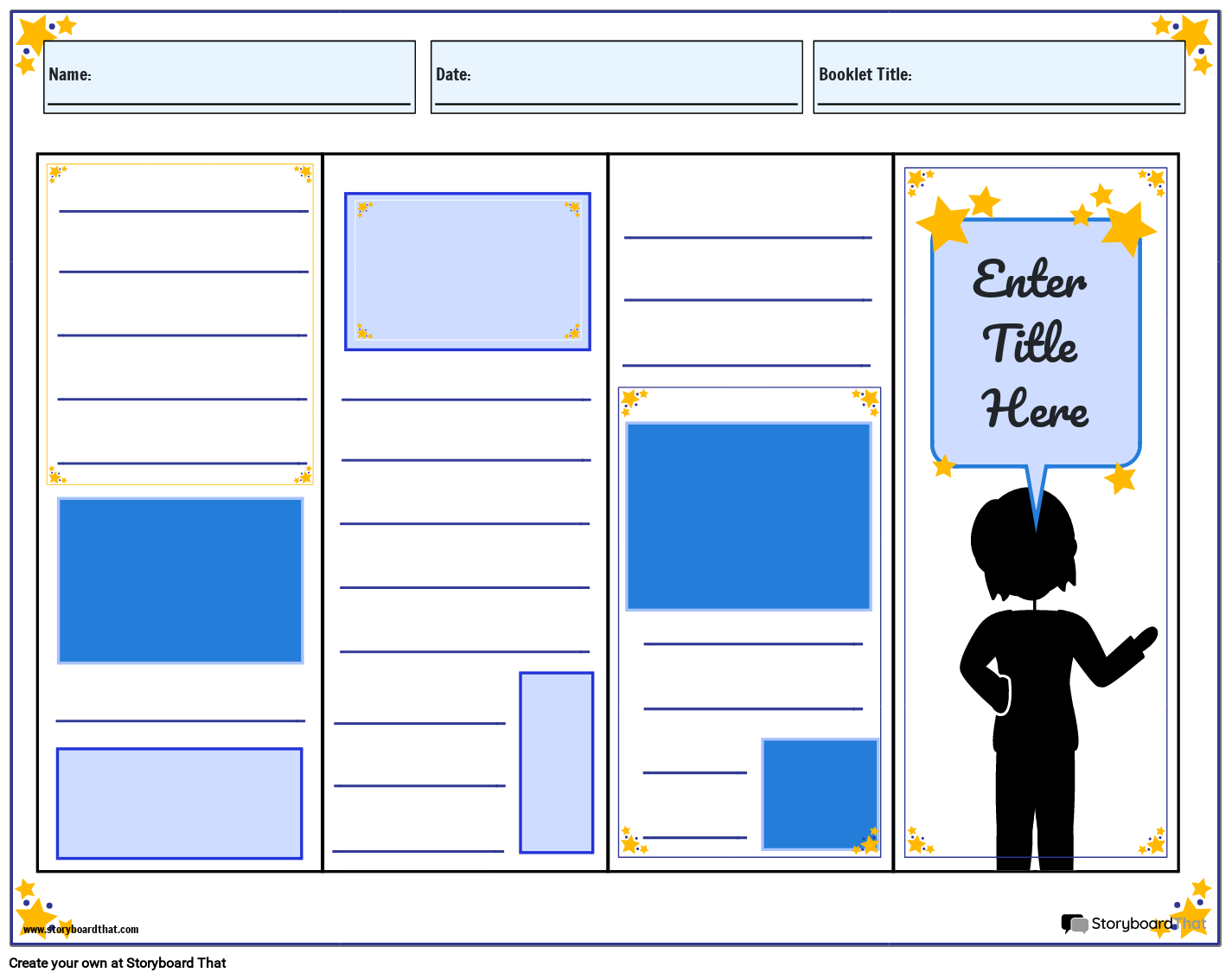 Storyboard That Free Booklet Templates Online In 2025