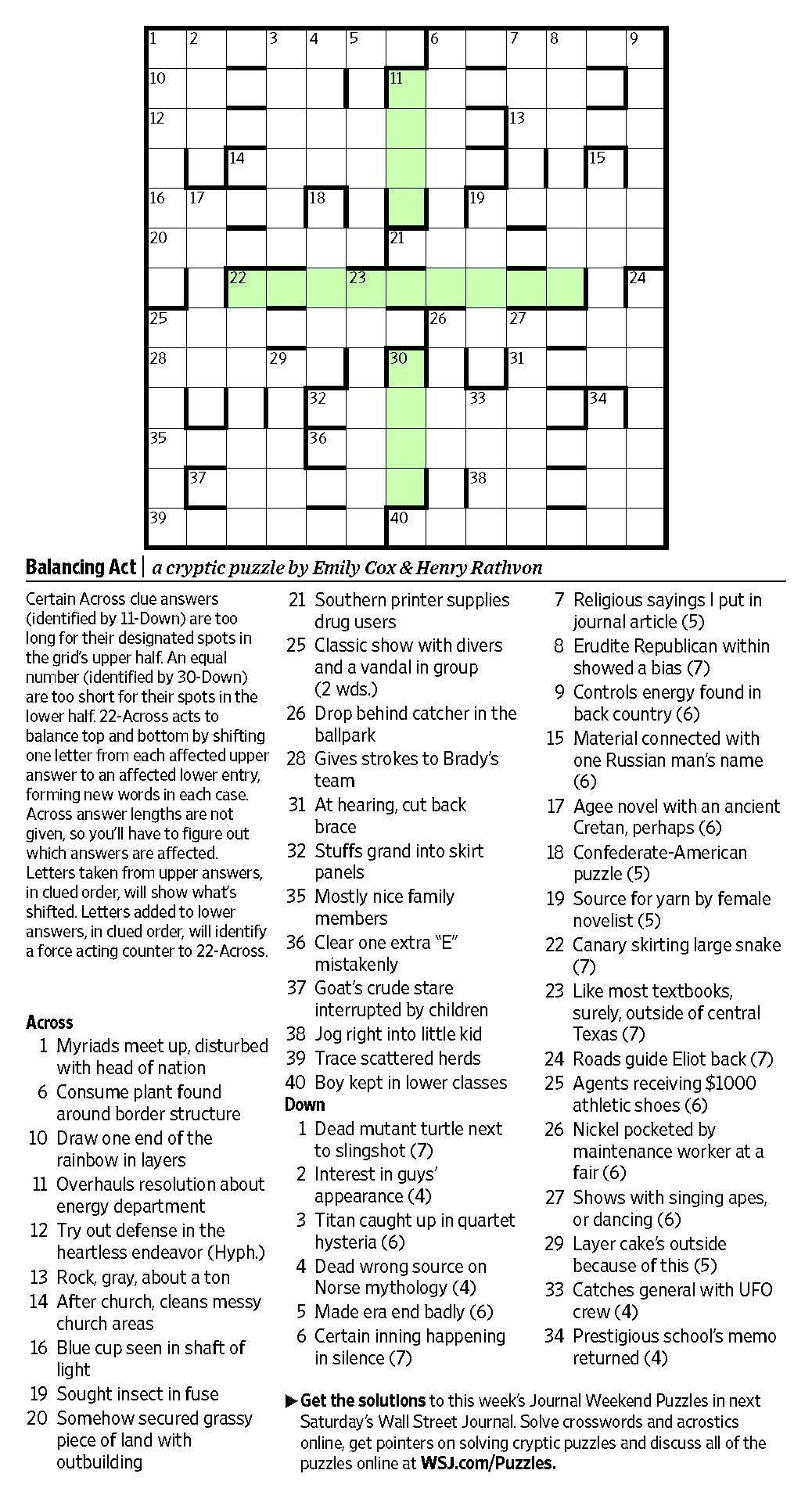 Sweet Talk Wsj Crossword Clue Ganalytic