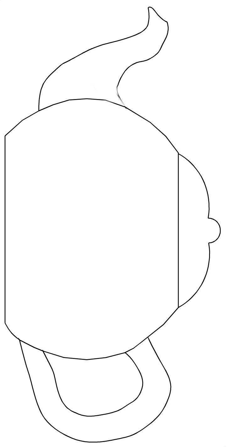 Tea Pot 10 Free PDF Printables Printablee
