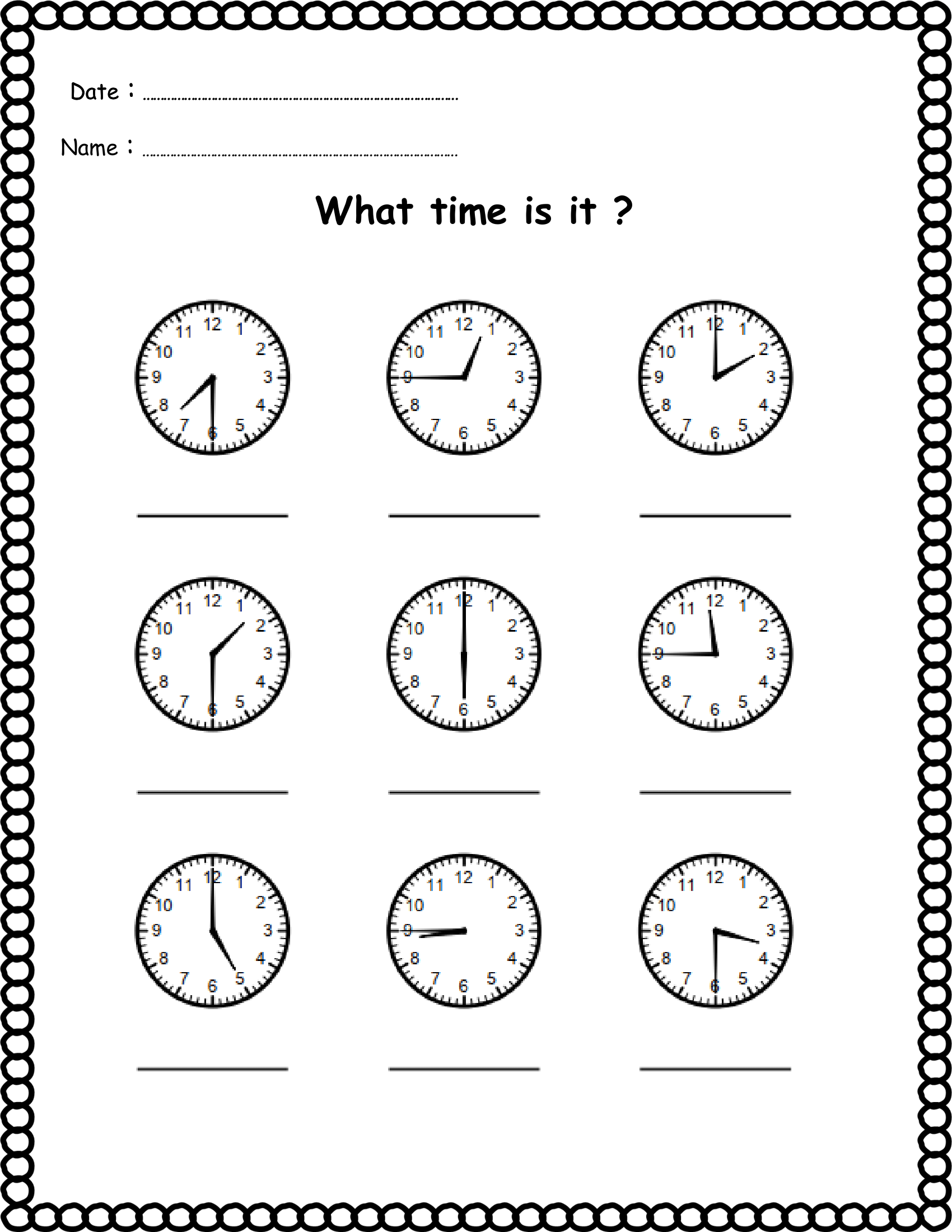 Telling Time To The Minute Worksheets Digital amp Printable Made 