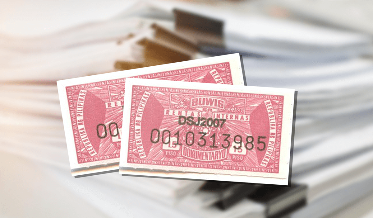 Bir Form 2000 Documentary Stamp Tax