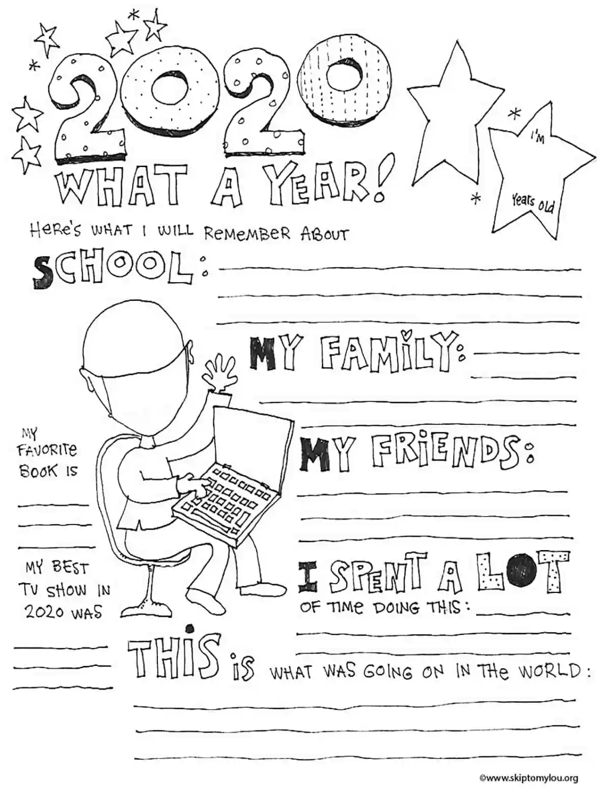 Free Printable Year In Review Template