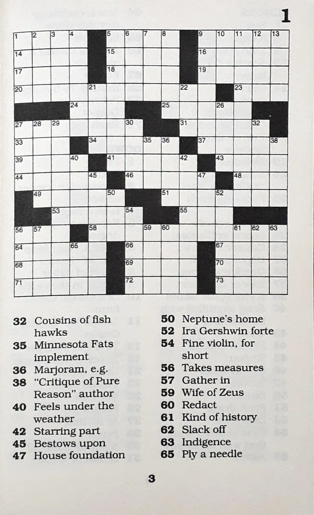 Daily Printable Crossword Puzzles Medium