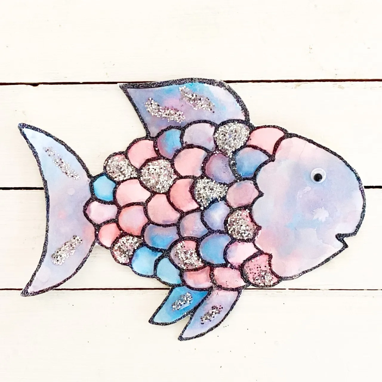 Rainbow Fish Printable Template