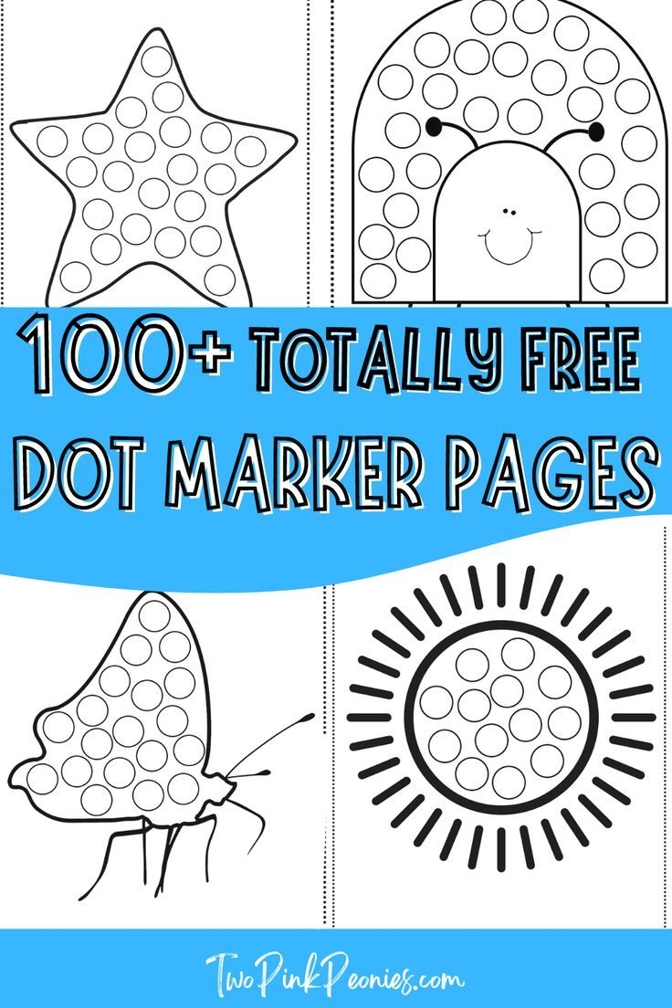 Free Printable Dot Art Pages