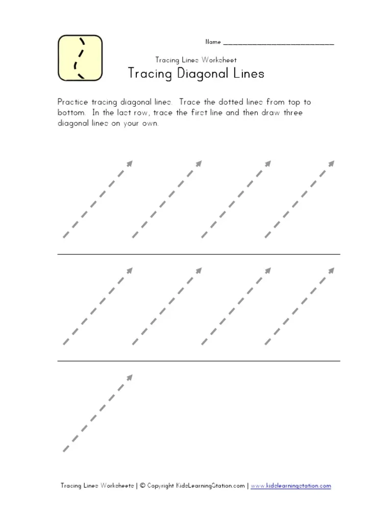 Trace Slanted Lines PDF