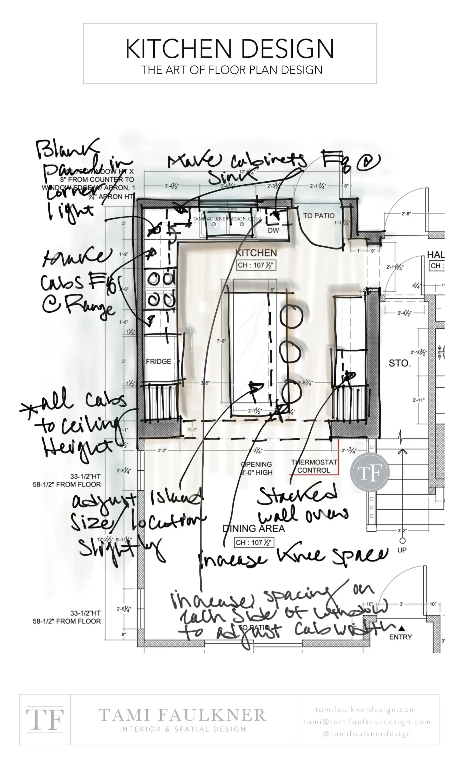 TRANSFORMING A SMALL BUILDER GRADE KITCHEN FLOOR PLAN LAYOUT 