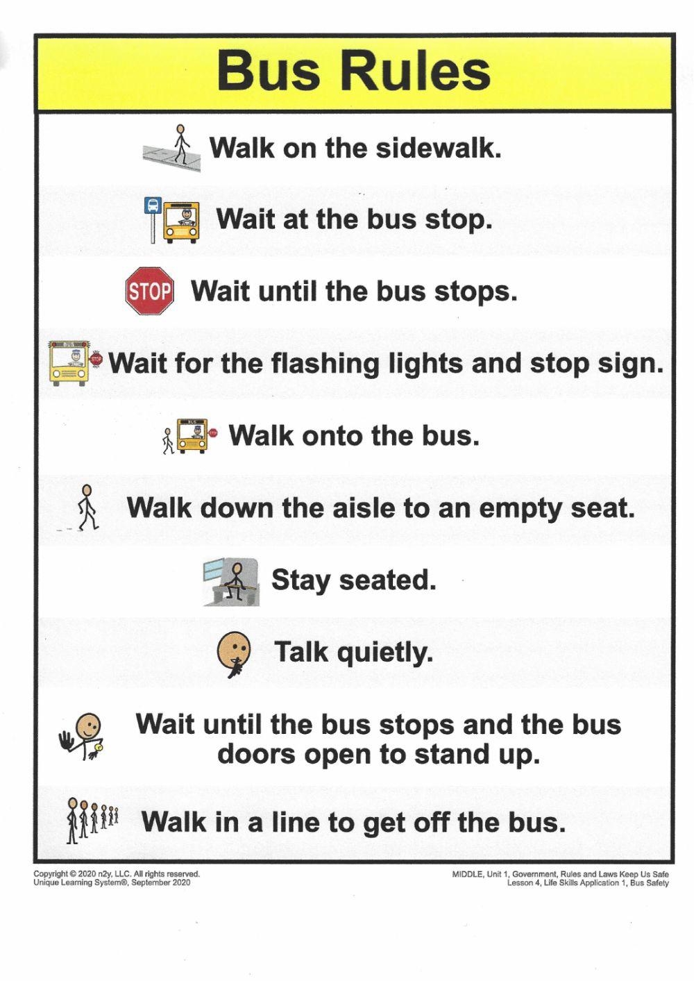 ULS Bus Safety Rules 9 28 20 Online Exercise For Live Worksheets ULS Bus Safety Rules 9 28 20 Online Exercise For Live Worksheets