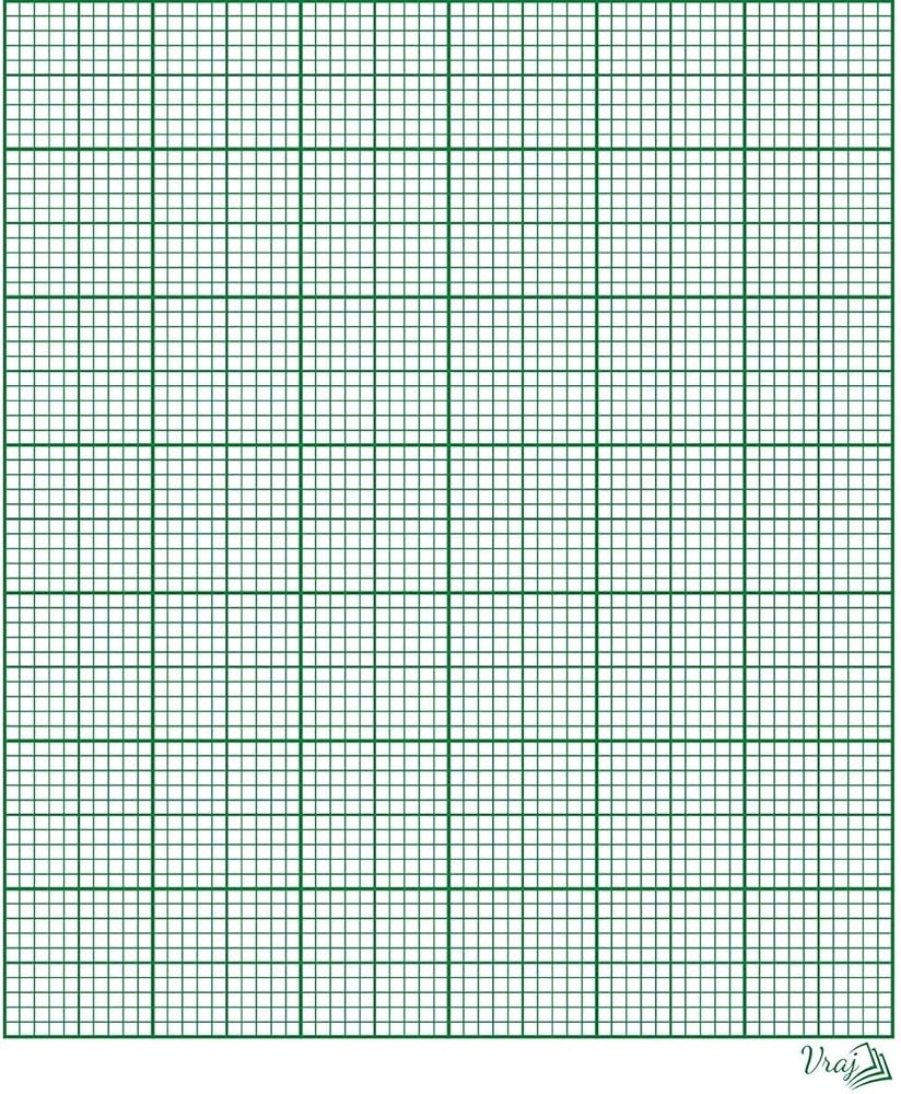Vraj Student Graph Paper 1 Mm Pack Of 100 Paper Amazon in 