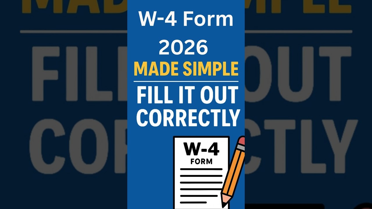 2026 W 4 Form Fillable