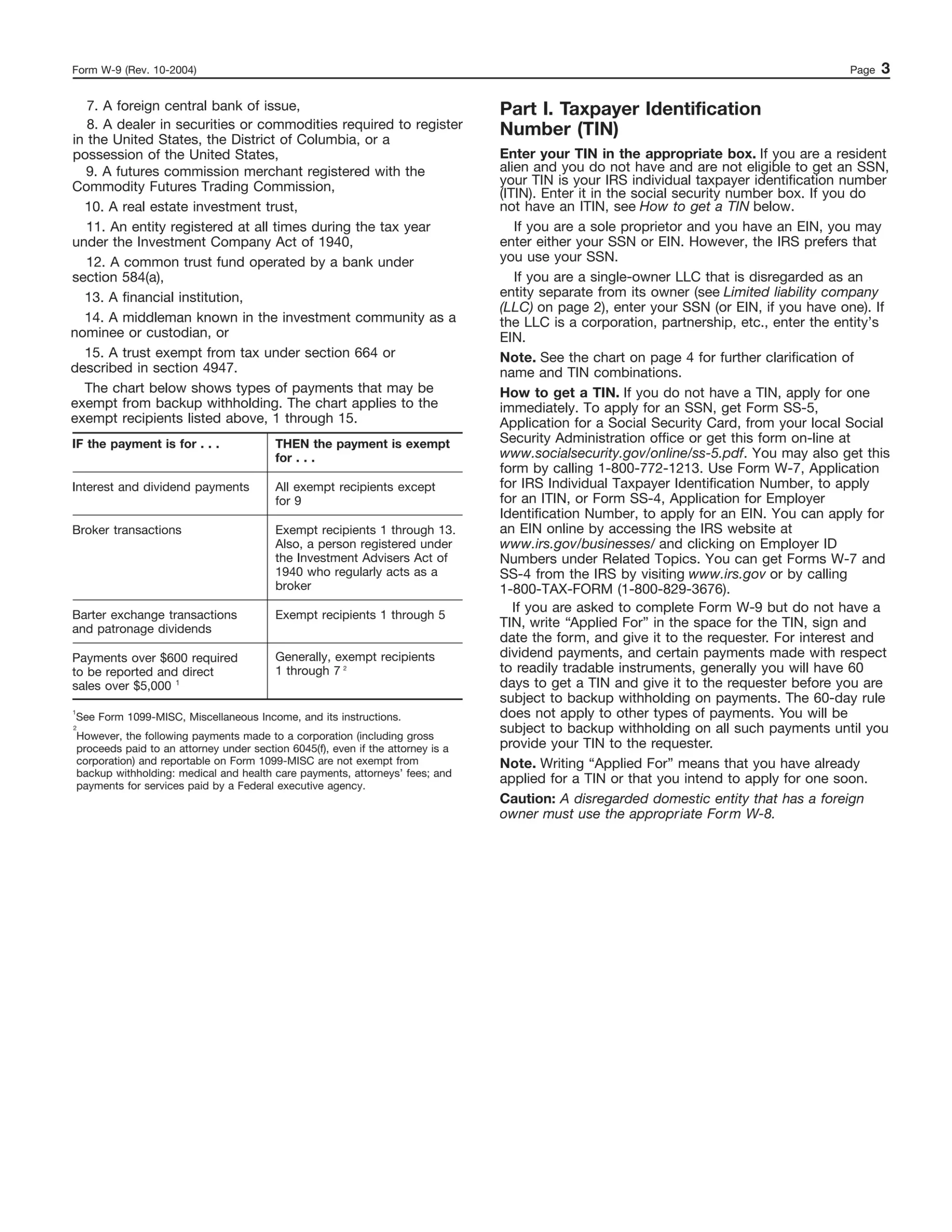 Free W9 Form 2026 Example