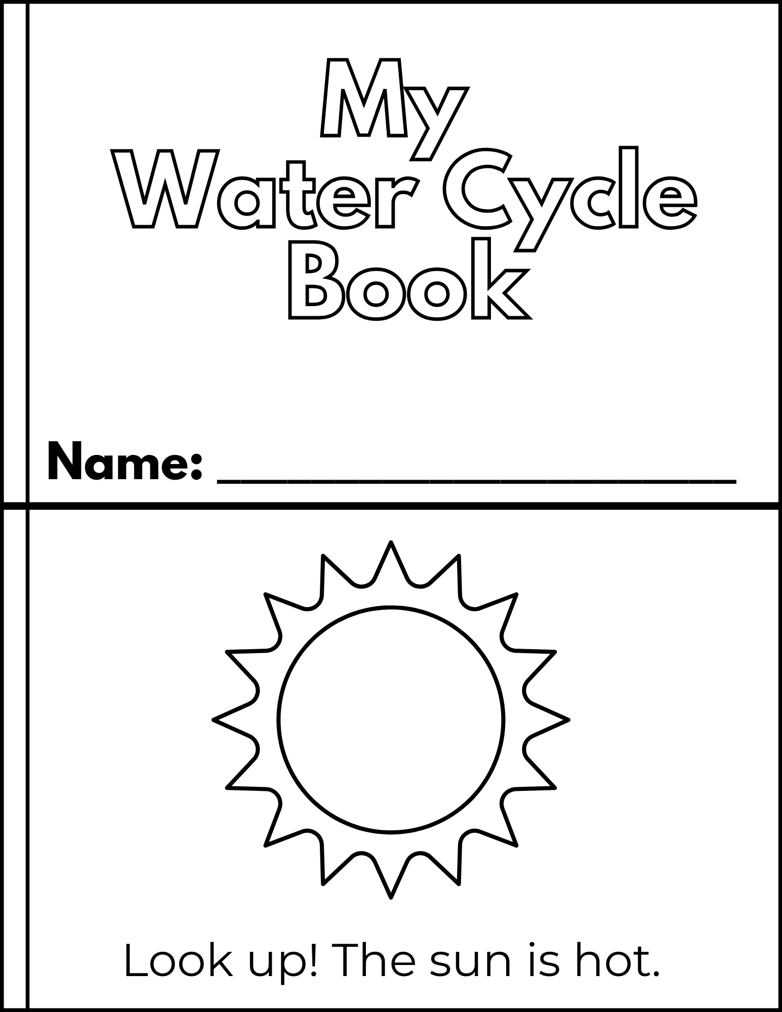 Water Cycle Free Printable