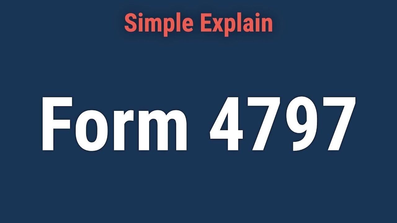 What Is Form 4797 Sales Of Business Property 
