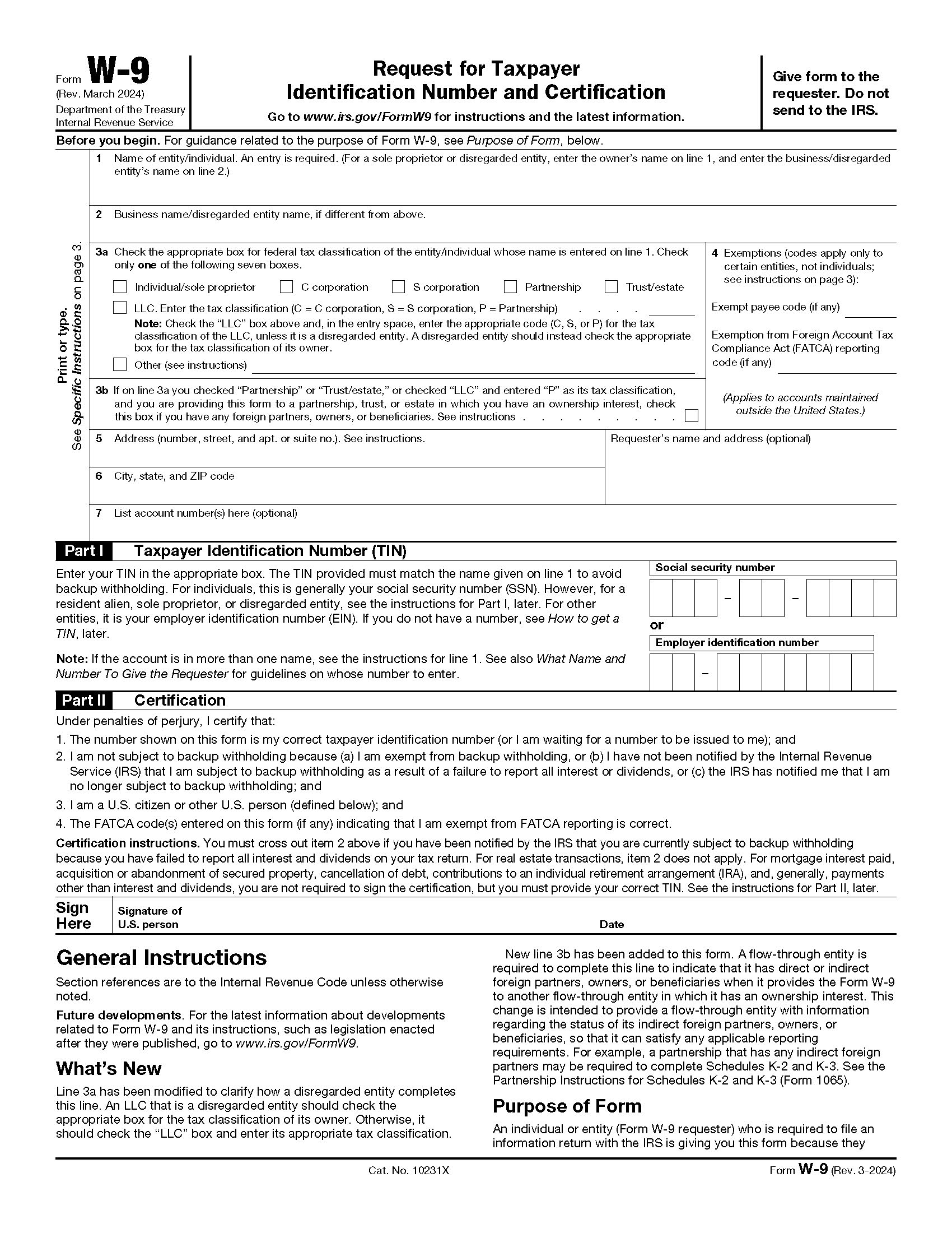 Who Should Complete IRS Form W 9 Who Should Complete IRS Form W 9