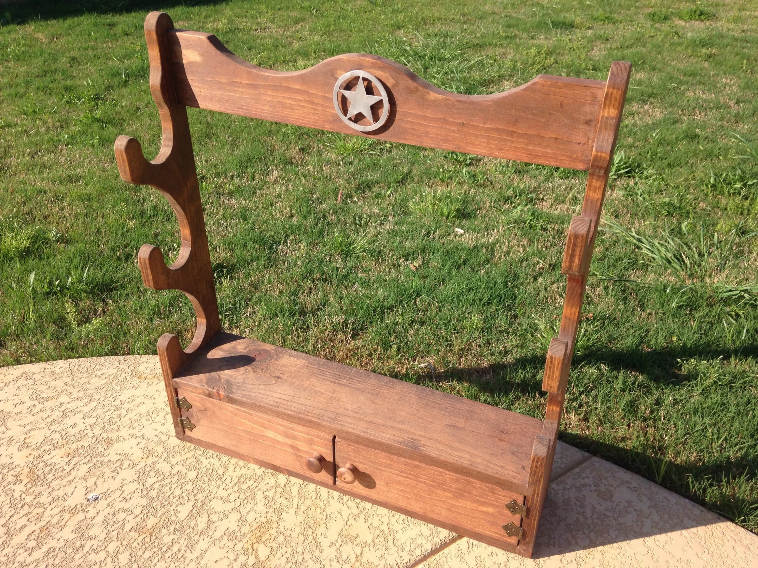 Printable Gun Rack Template