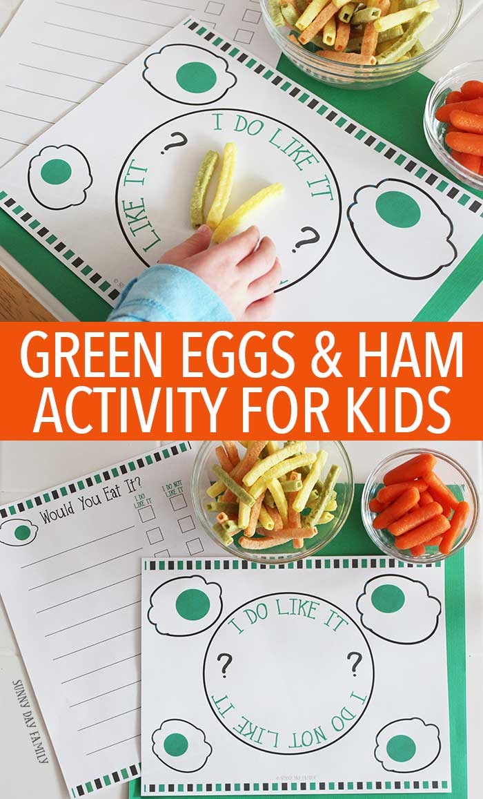 Would You Eat It A Green Eggs amp Ham Activity Free Printable 
