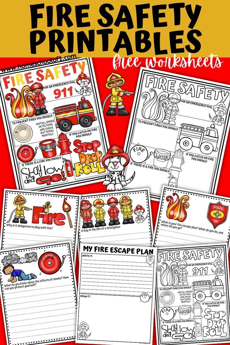 10 Free Fire Safety Worksheets Perfect For Fire Prevention Week