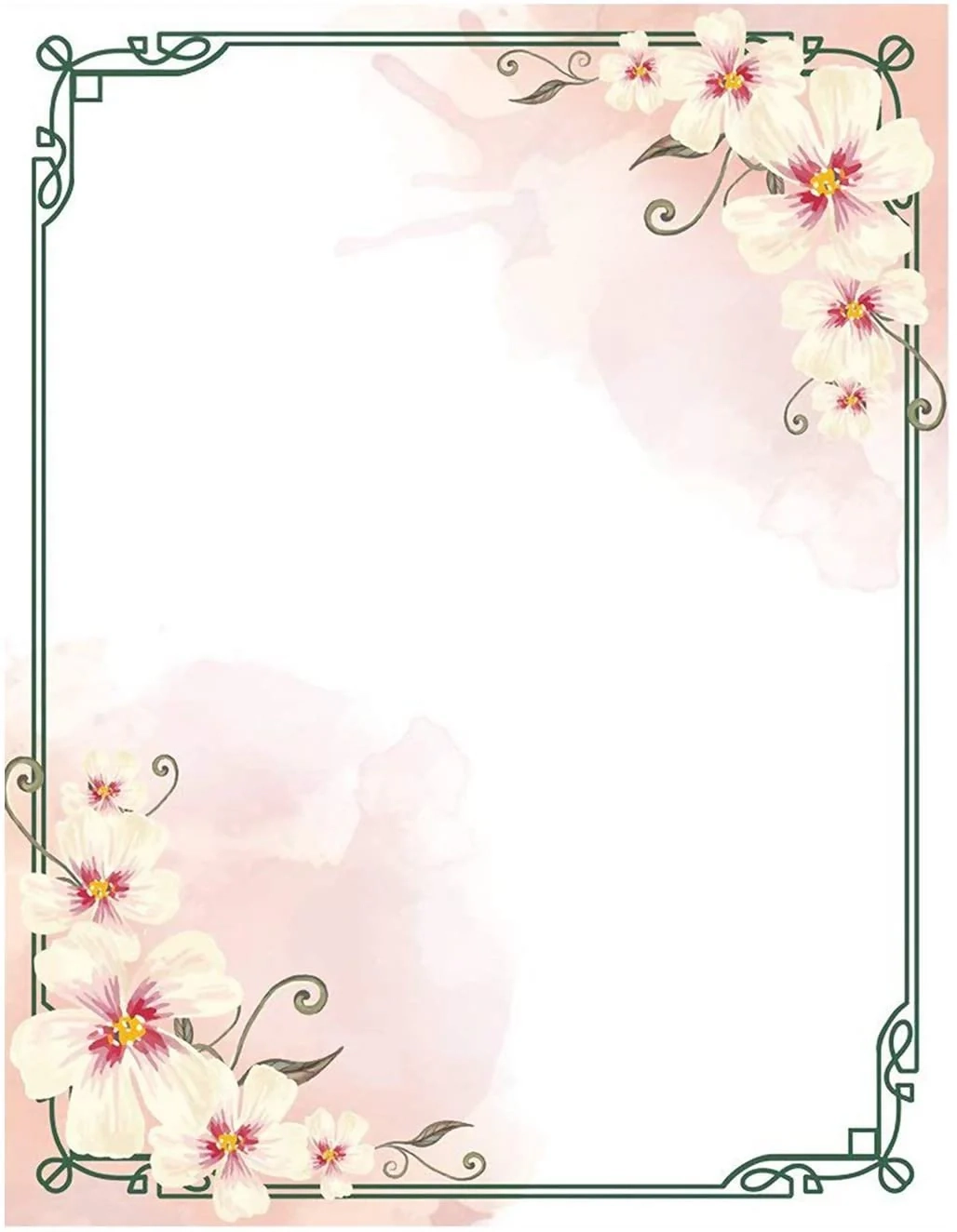 Letter Paper Printable Design