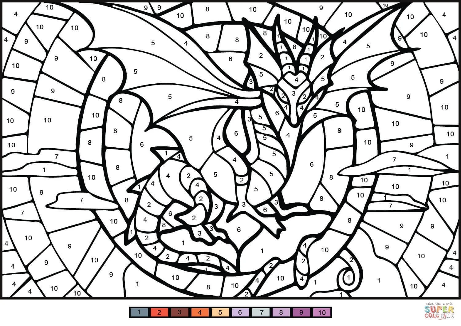 11 Printable Color By Numbers Pages Stephen s Place