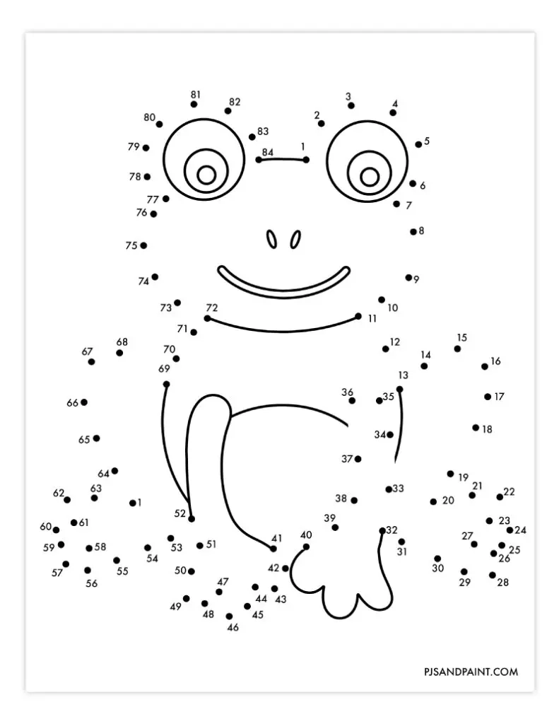 13 Free Printable Connect The Dots Worksheets Pjs And Paint