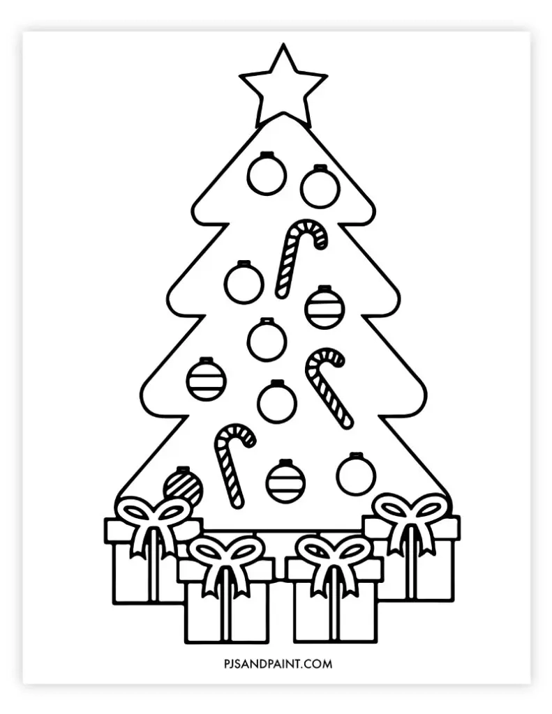 16 Free Printable Christmas Coloring Pages For Kids Pjs And Paint