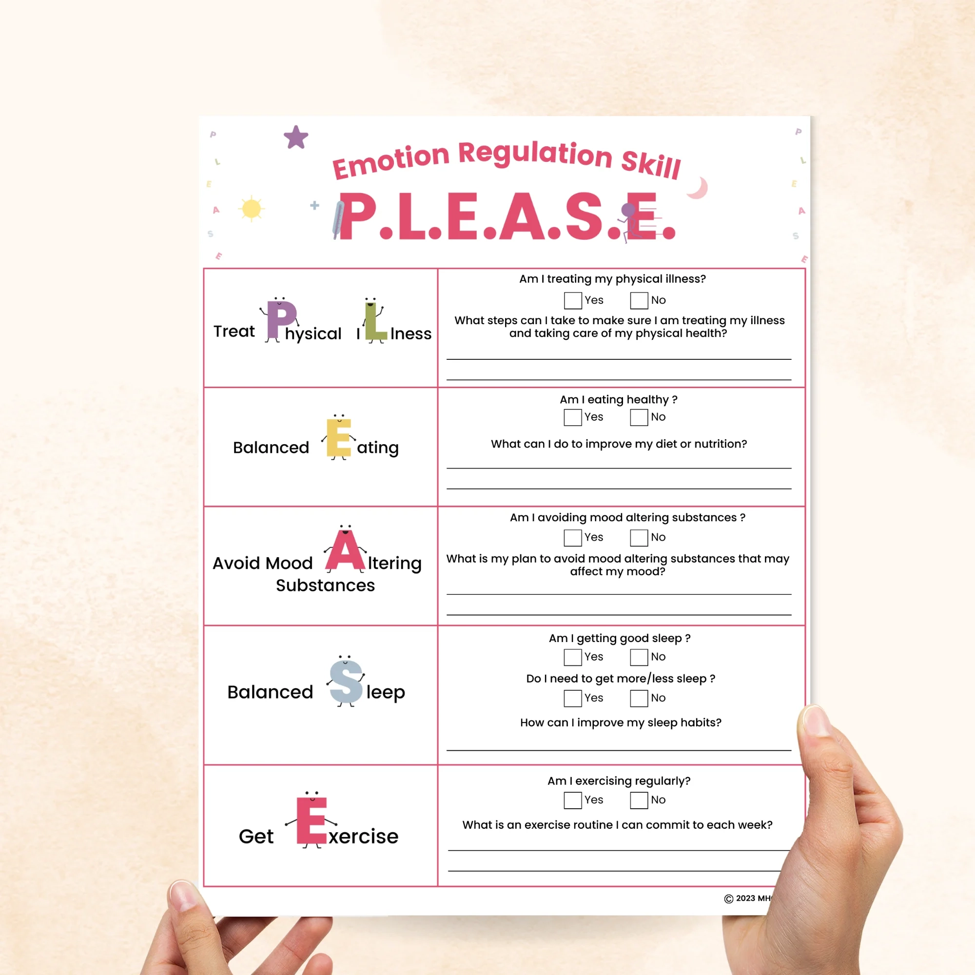 20 Printable Emotion Regulation Worksheets And Handouts Mental 