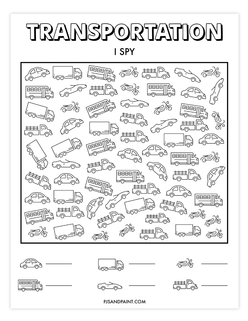 28 Free Printable I Spy Games Pjs And Paint