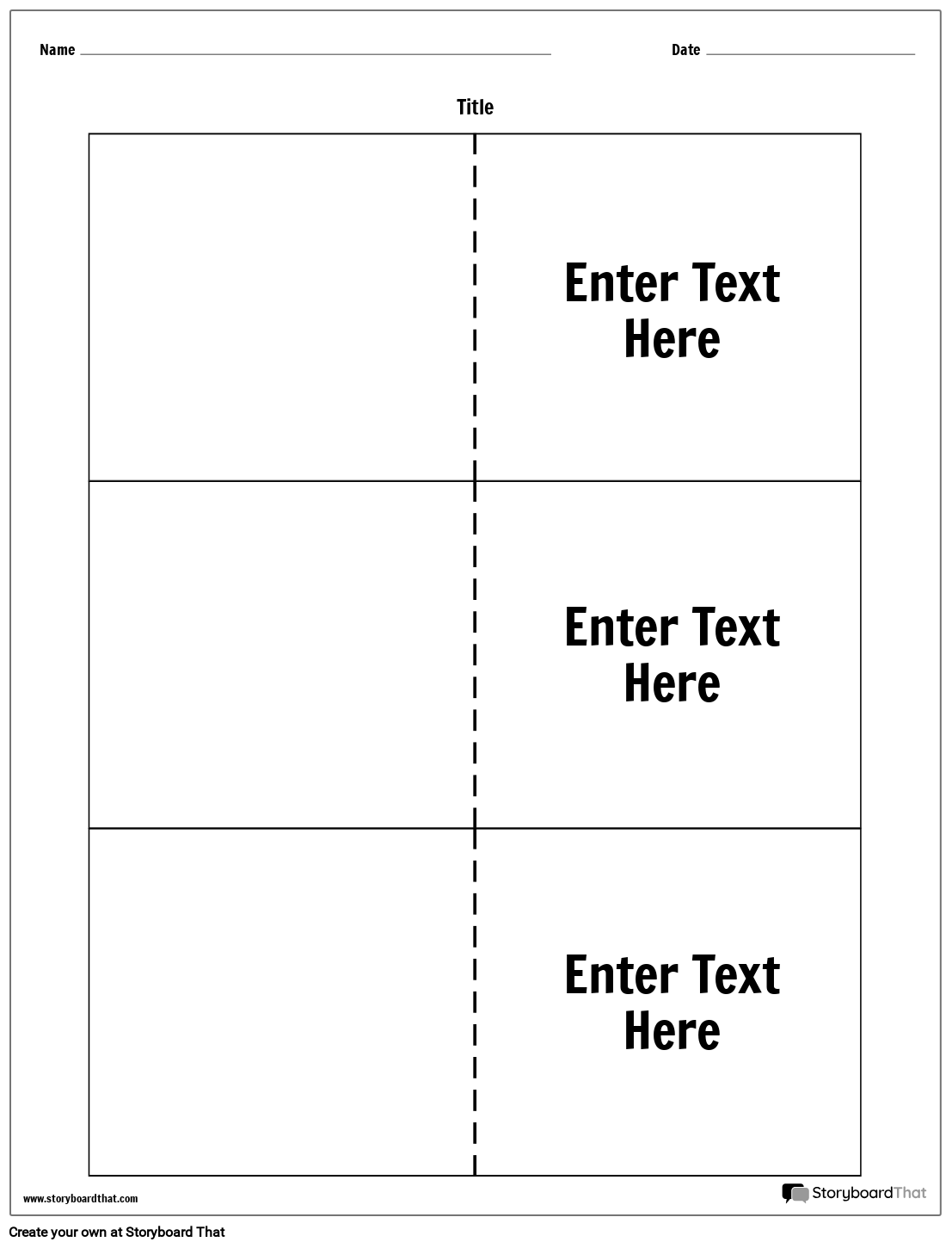 Flash Cards Template Printable