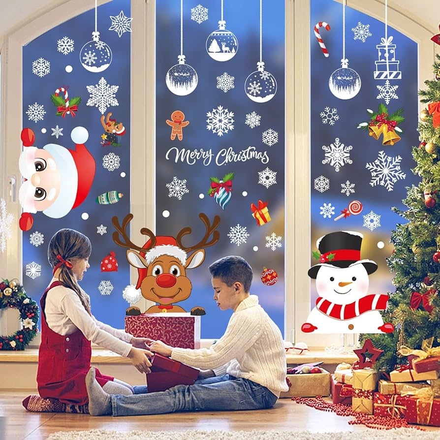 Printable Christmas Window Decorations