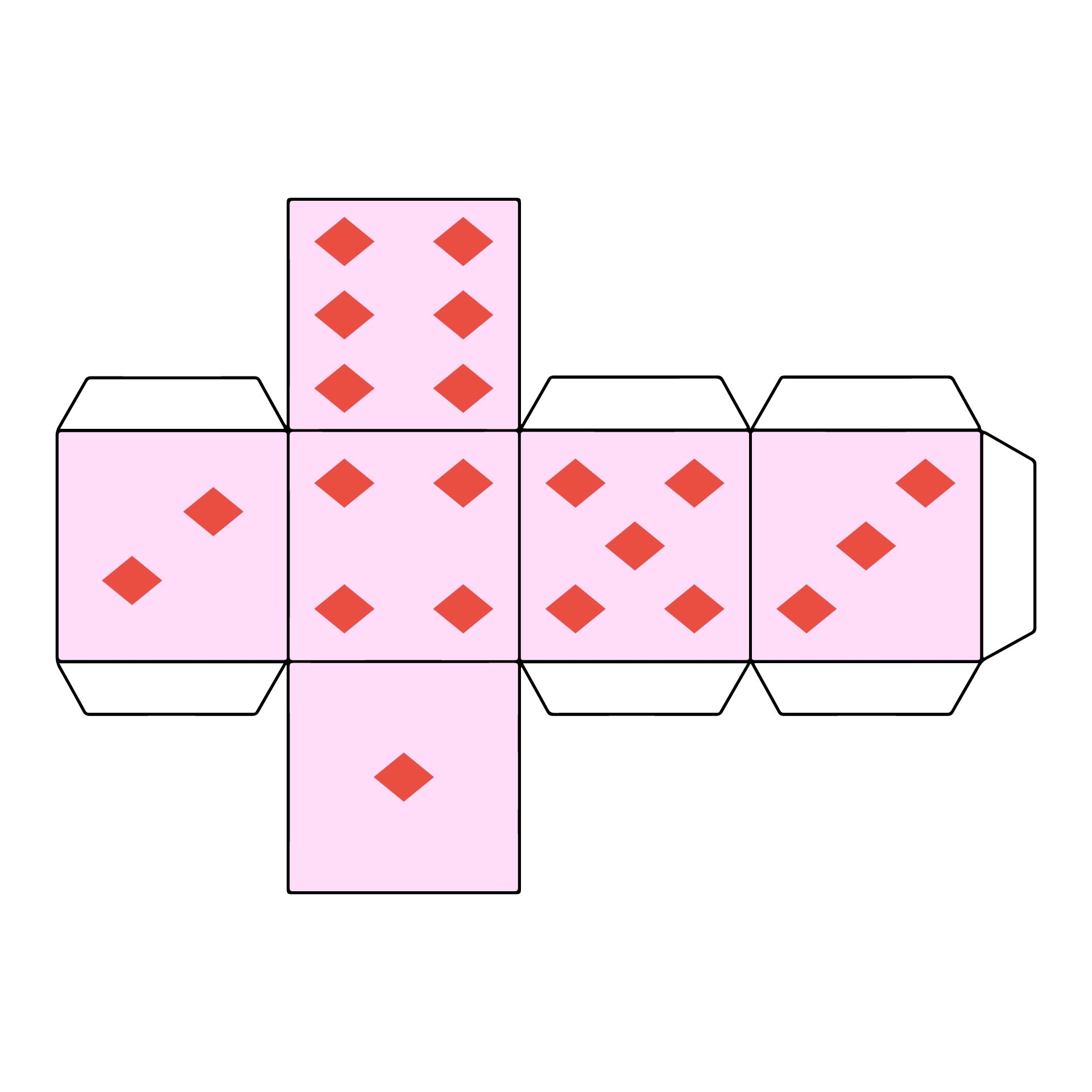Printable Dice Template