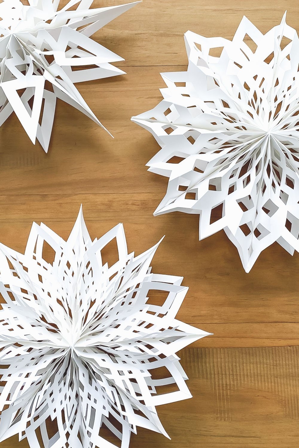 3D Paper Snowflakes 6 Templates amp Video Tutorial 