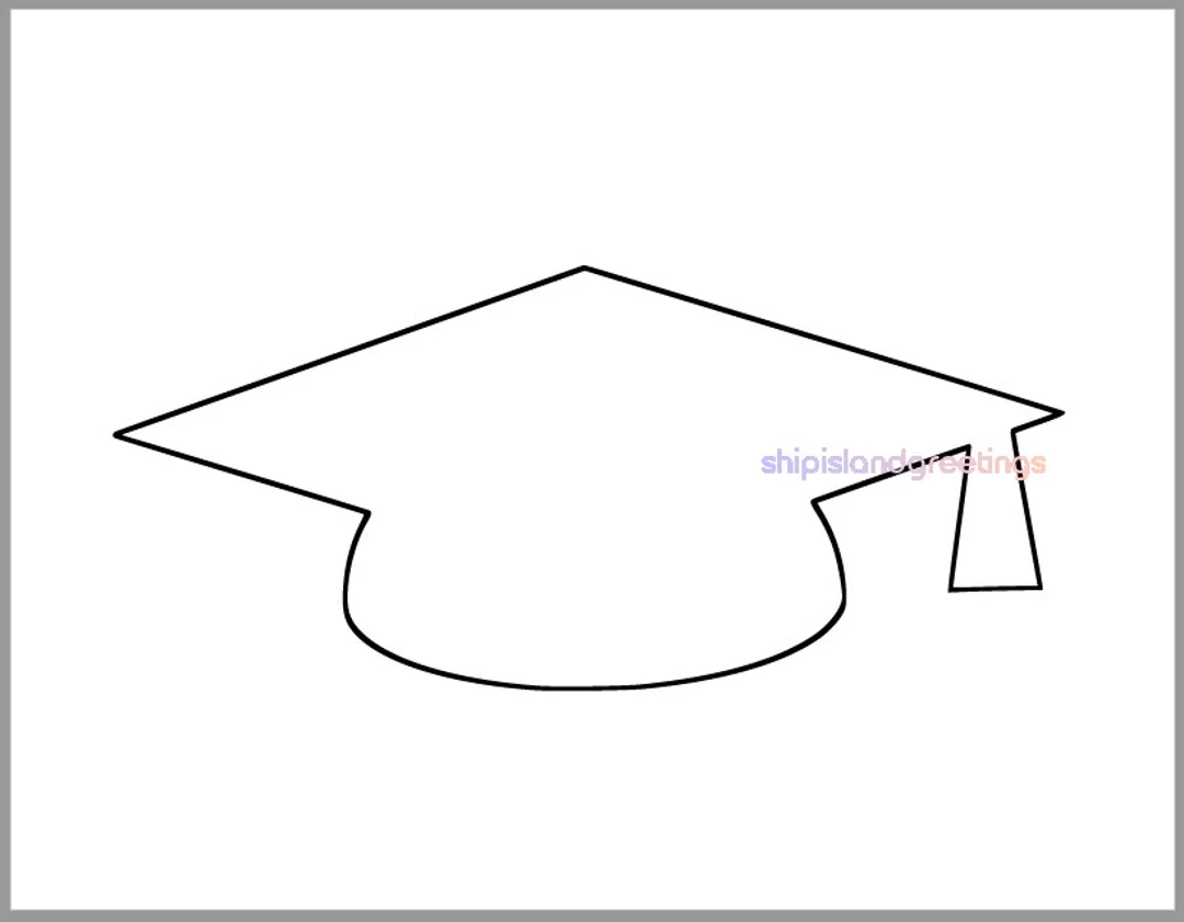 Printable Graduation Cap Template