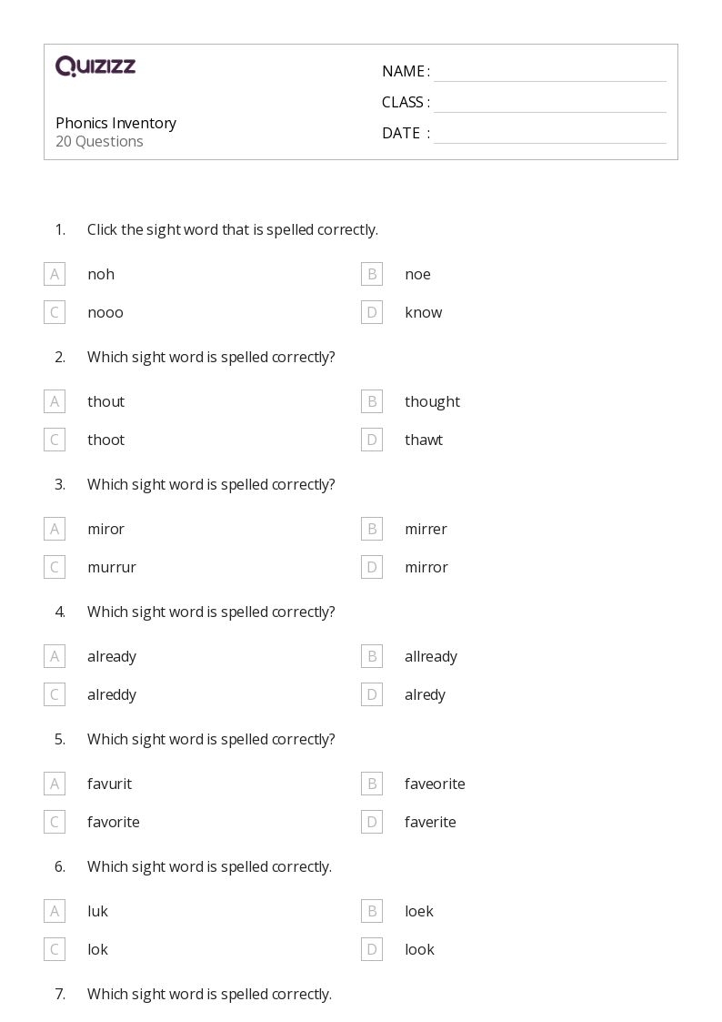 50 Phonics Worksheets For 3rd Grade On Quizizz Free amp Printable