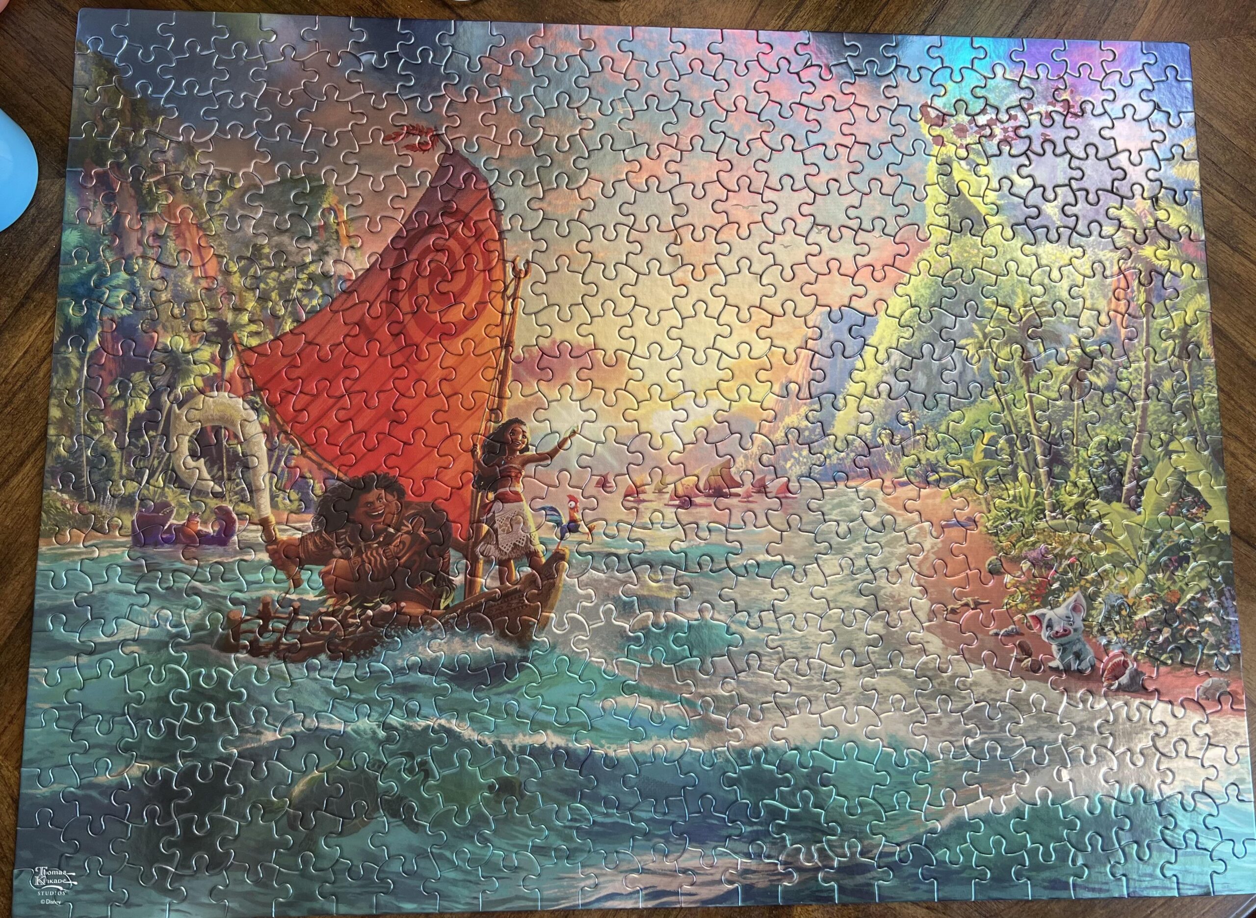 500 PCs Thomas Kinkade Disney s Moana Ceaco This One Was Harder 