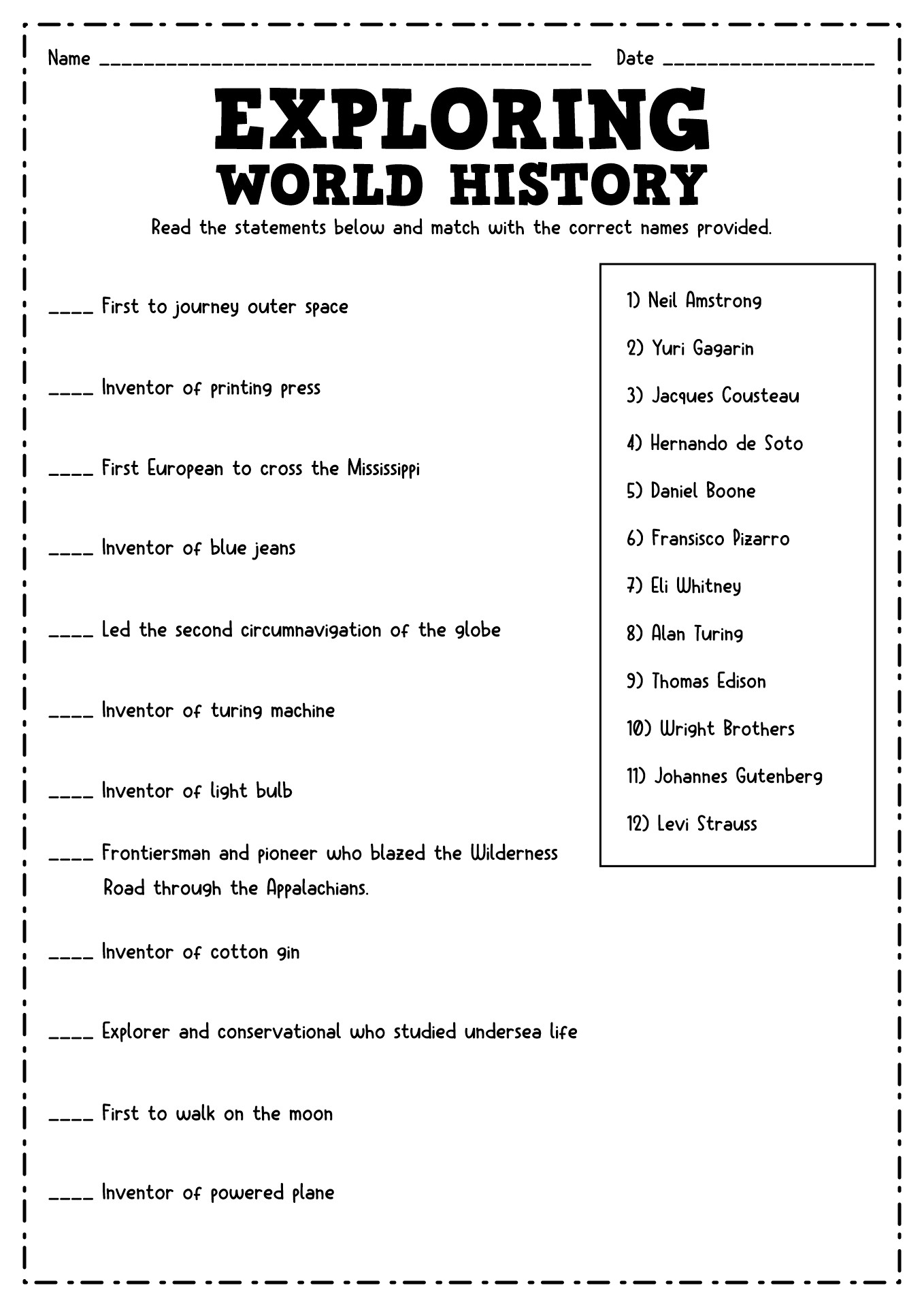 Free Printable History Worksheets Grade 2 Free Printable History Worksheets Grade 2