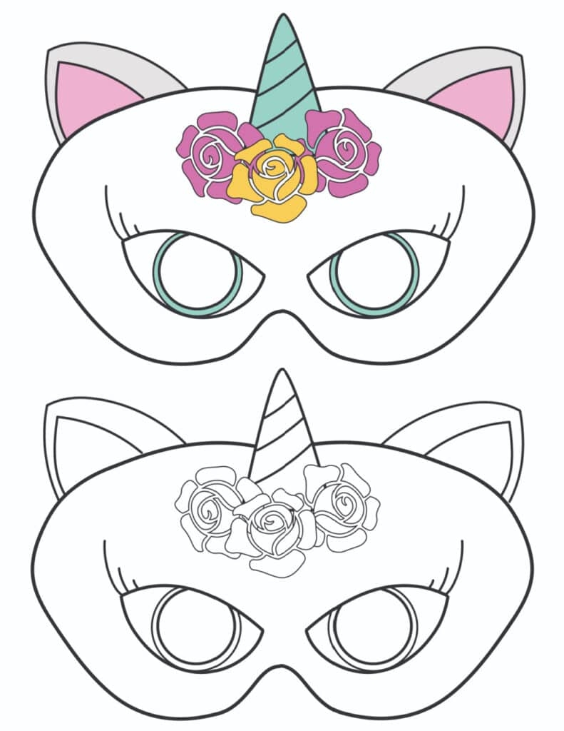 7 Printable Halloween Masks For Kids