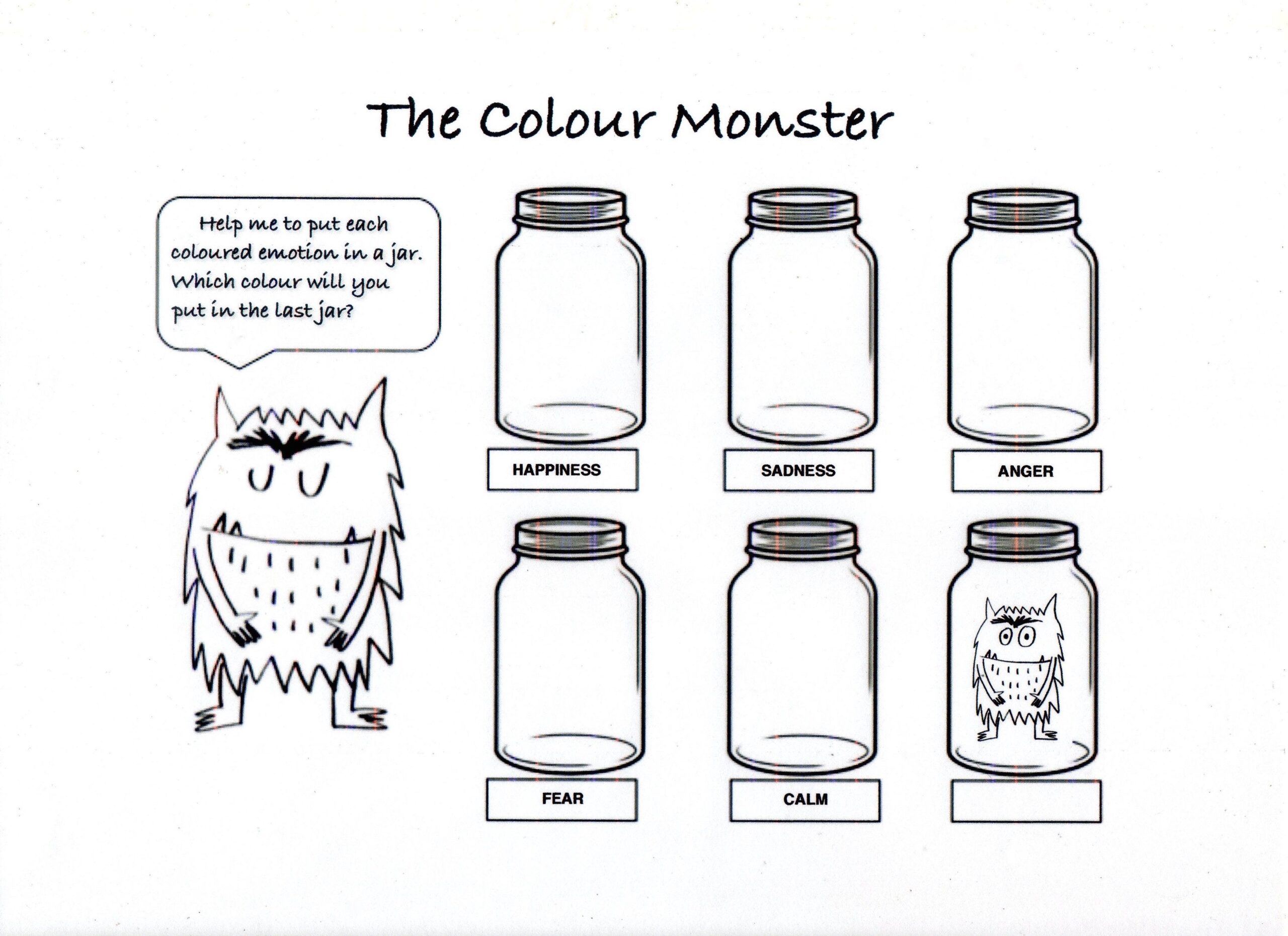 8 The Colour Monster Ideas Monster Activities Monster Book Of 