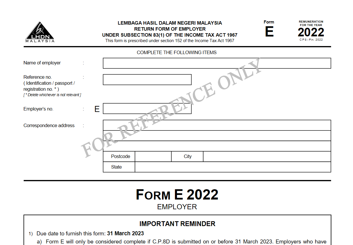 A Guide To Malaysia s Annual Tax Forms Form EA And Form E BrioHR