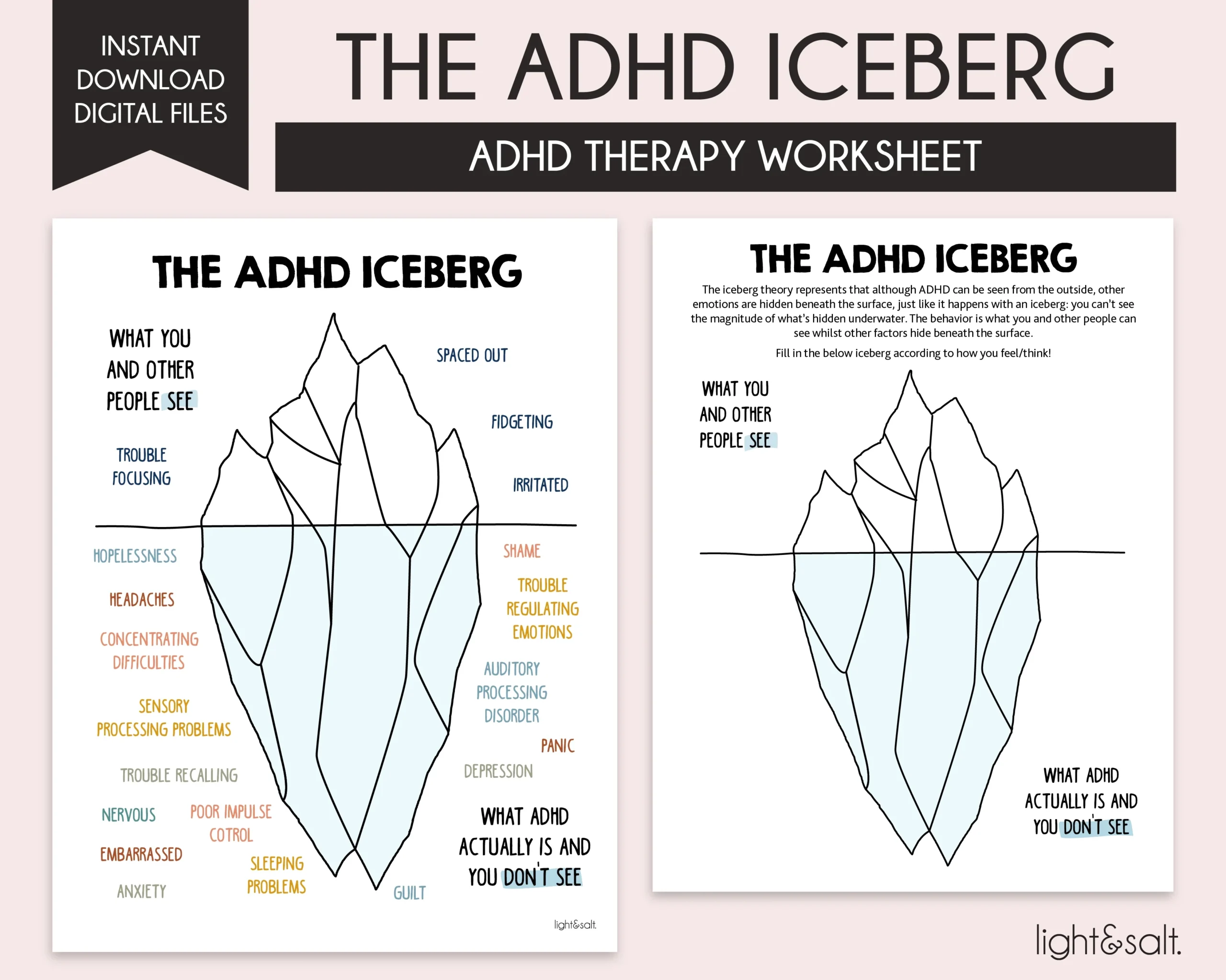 Worksheets For Adults With Adhd