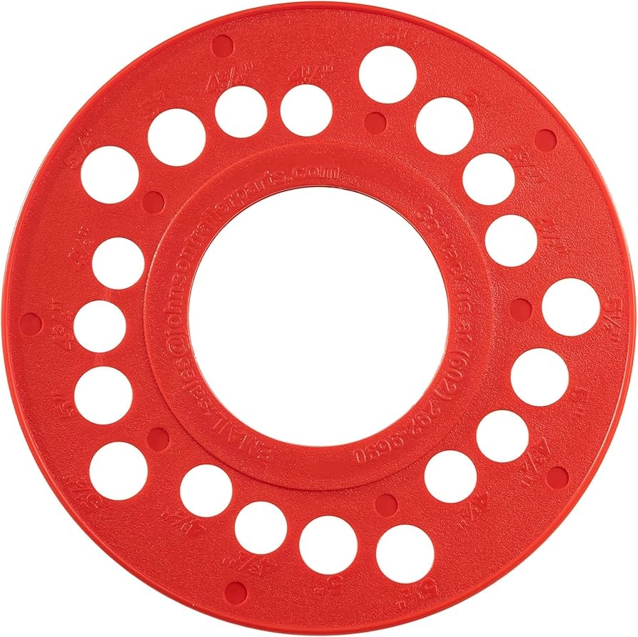 Amazon 5 Lug Bolt Pattern Template Trailer Axle Bolt Circle 