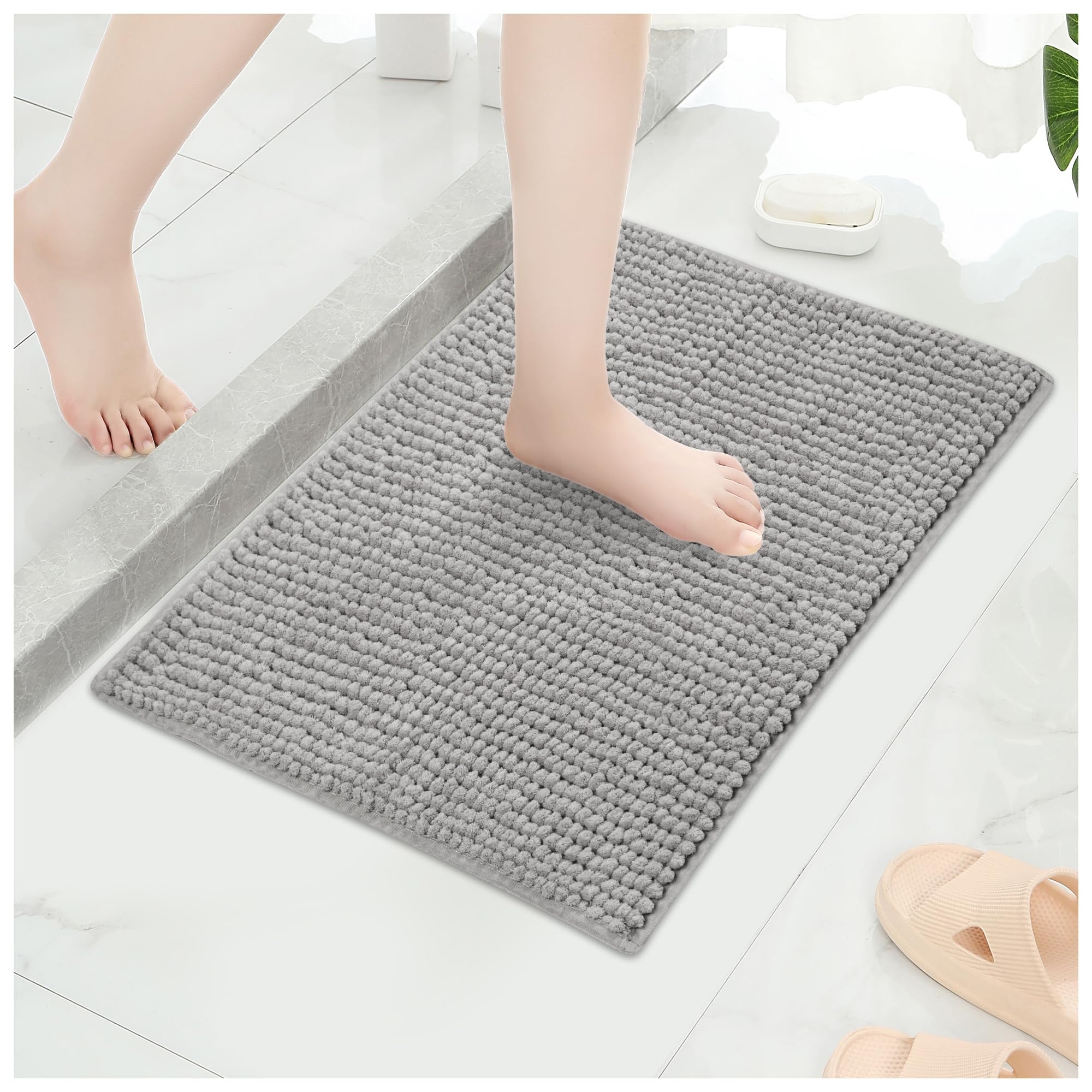 Amazon de Qirc Badematte Rutschfest Saugf hige Badematte Gro 