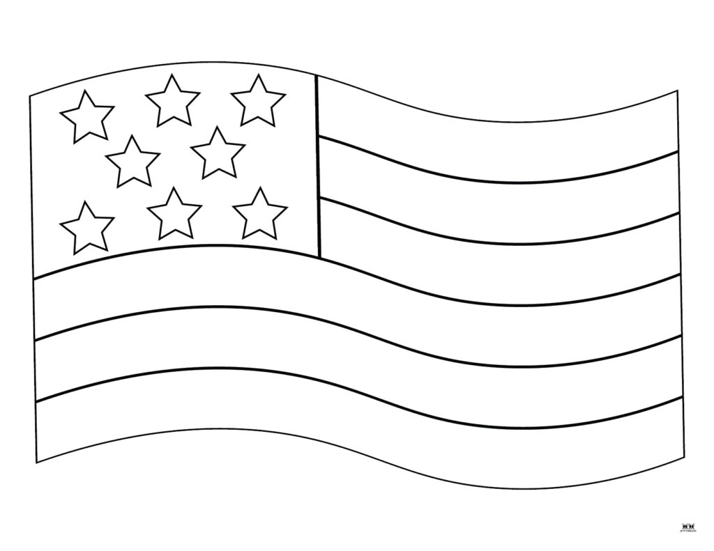American Flag Coloring Pages amp Templates 20 FREE Pages Printabulls