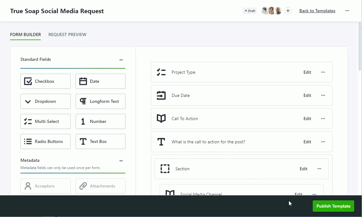 An Introduction To Form Template Builder Workflow Lytho Support