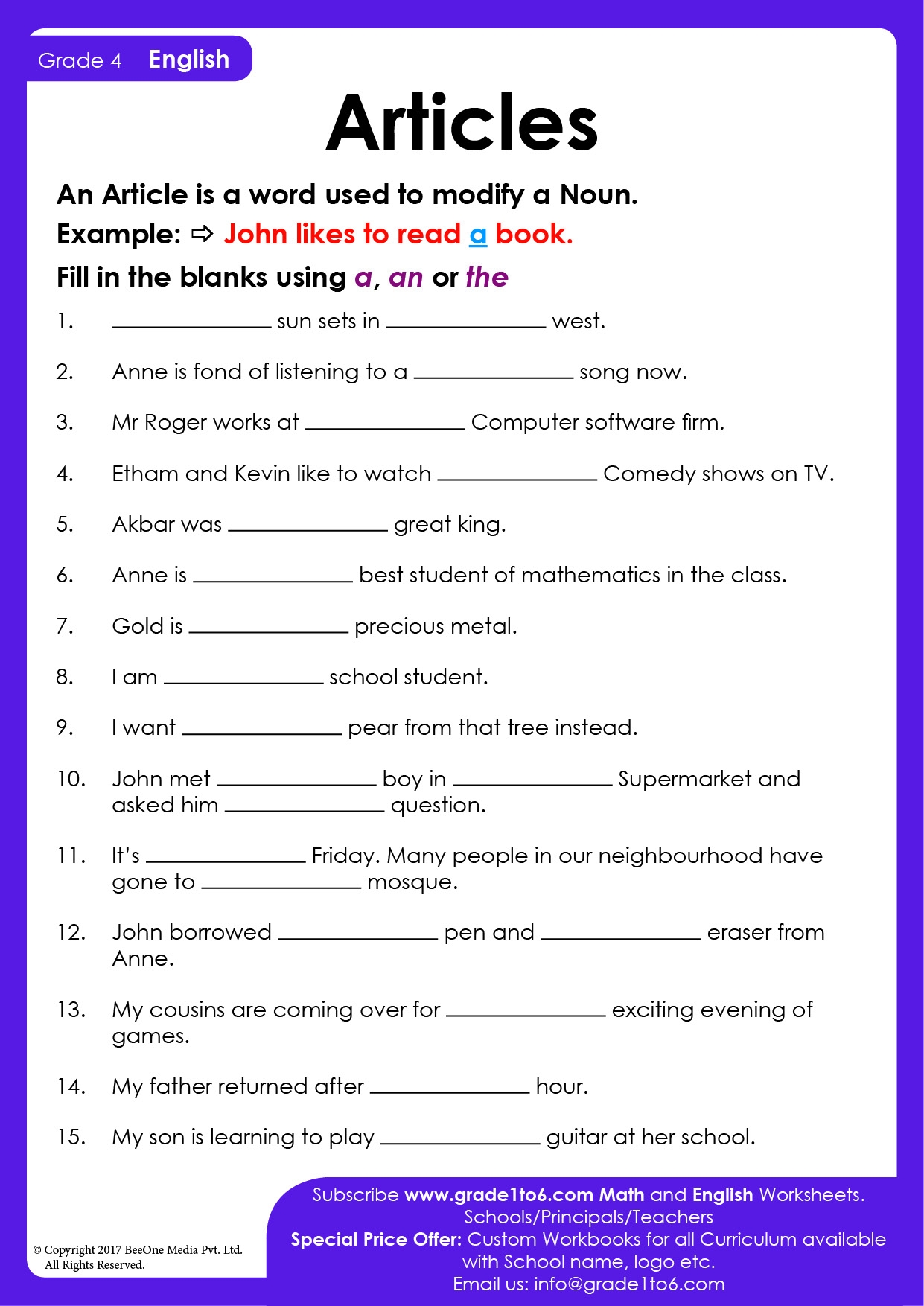 4th Grade English Worksheets Free Printable 4th Grade English Worksheets Free Printable